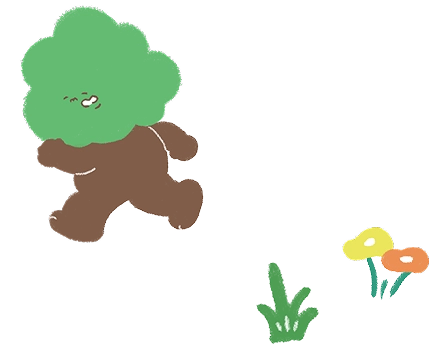 走るツリーくん